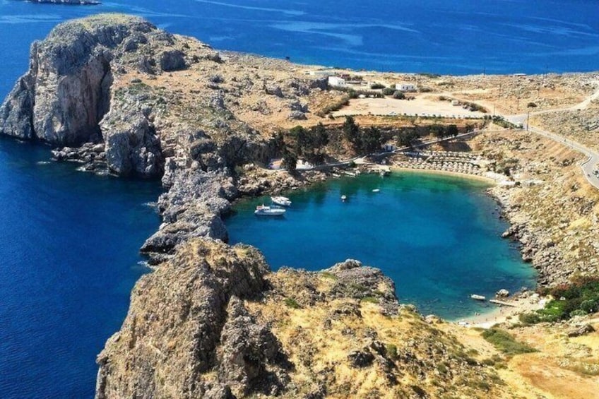 Lindos Relaxing Cruise: “Santorini-style” Village & 2 Swim Stops 3