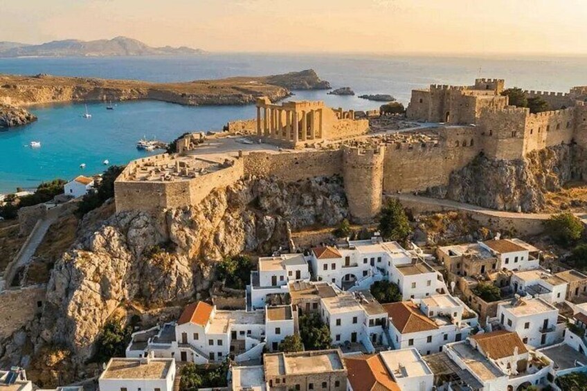 Lindos Relaxing Cruise: “Santorini-style” Village & 2 Swim Stops 4