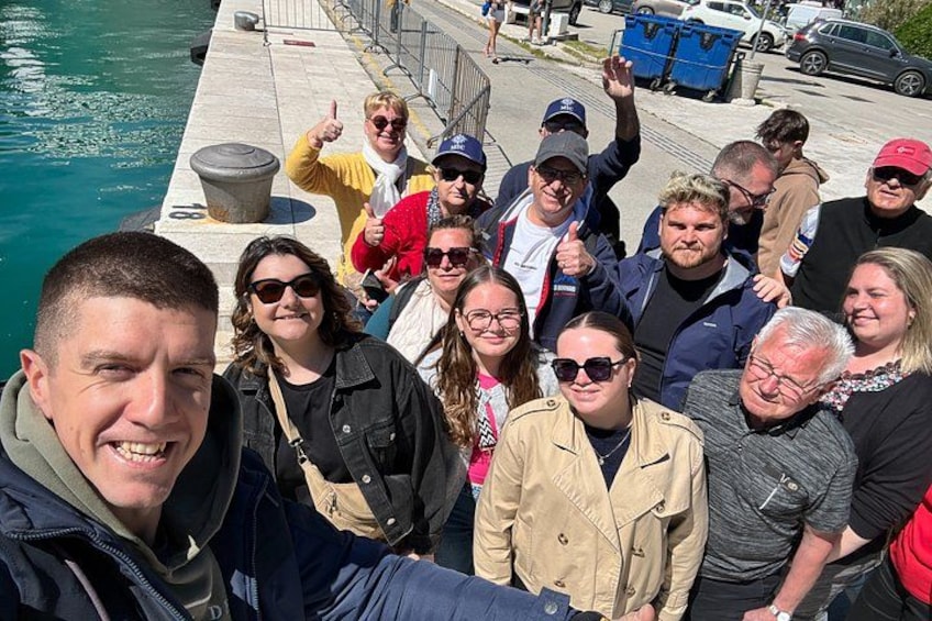 Boat tour to Lady of the Rock , Submarine base & Blue Cave swim 4