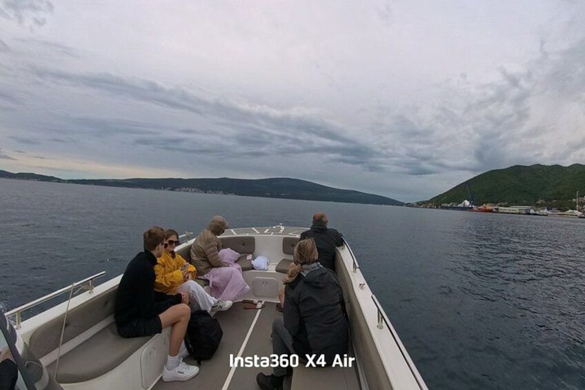 Boat tour to Lady of the Rock , Submarine base & Blue Cave swim 5