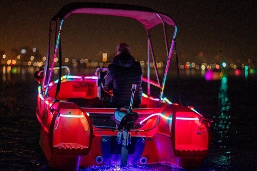 Unique night date idea in San Diego Bay for couples with dogs and families with kids 2