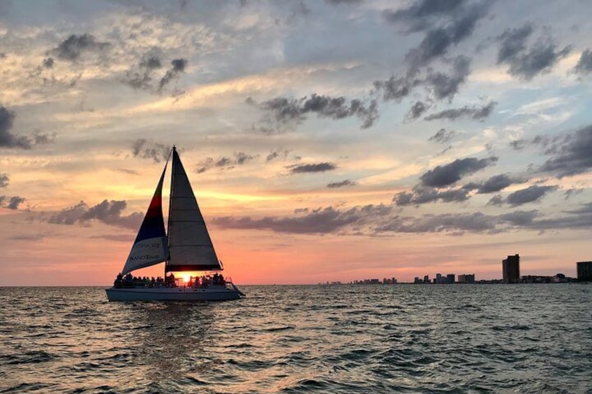 Dolphin Sunset Cruise in Panama City Beach on the "Island Time" 2