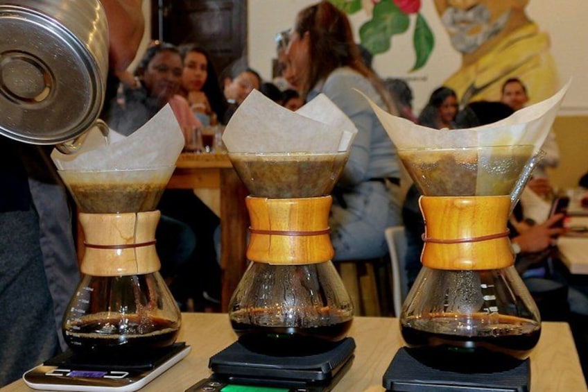 Coffee tasting in Bogotá: 4 coffees and 4 methods 4