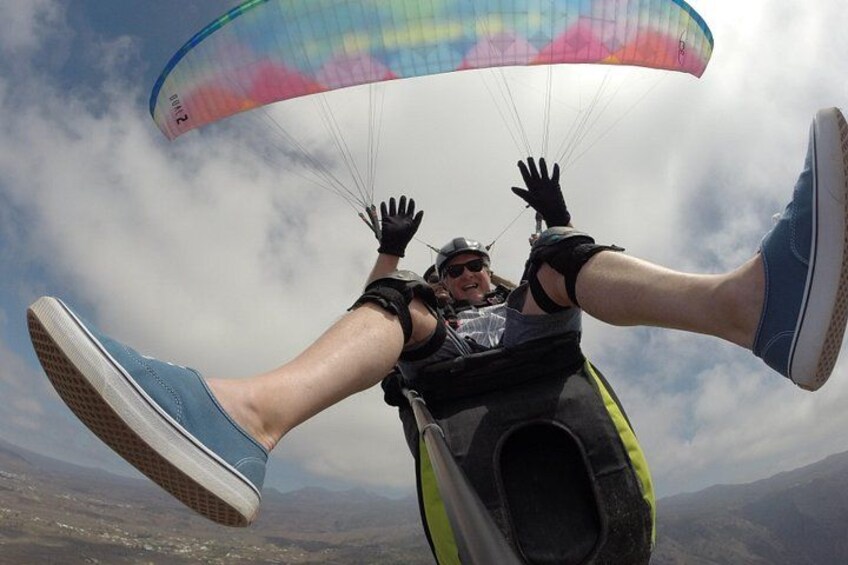 Paragliding flight Biplaza Tenerife South 4