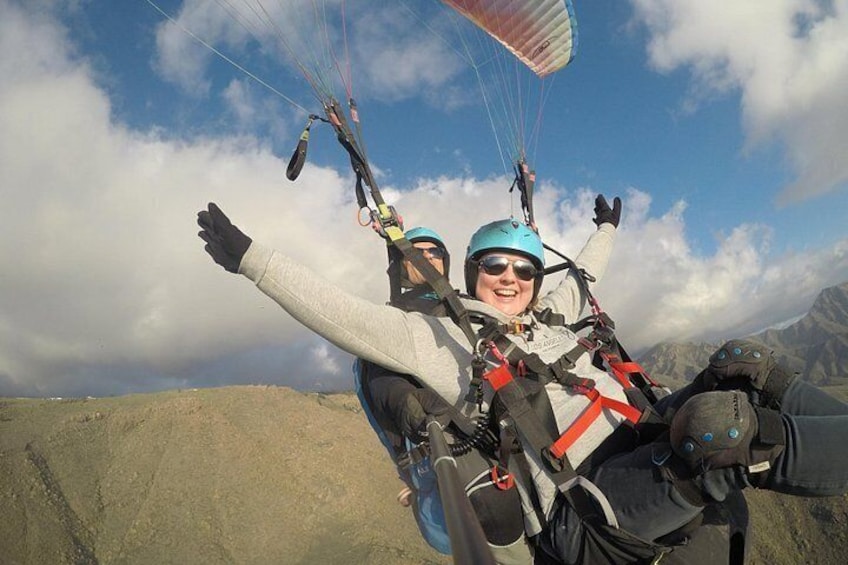 Paragliding flight Biplaza Tenerife South 5