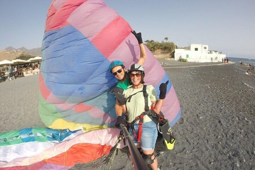 Paragliding flight Biplaza Tenerife South 4