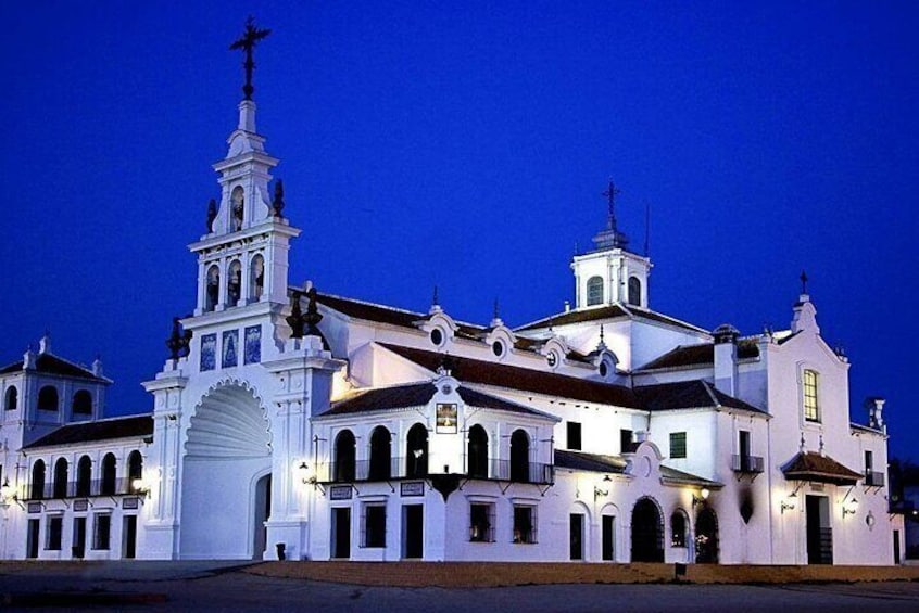 Horse riding through Doñana and visit El Rocio