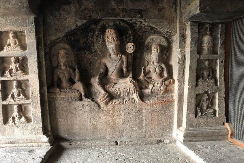 Audio Guided Tour Of Ellora Buddhist Caves, Aurangabad