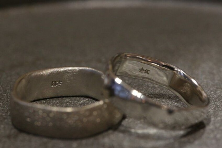 Ring making experience　
Completed in about 1 hour! 2