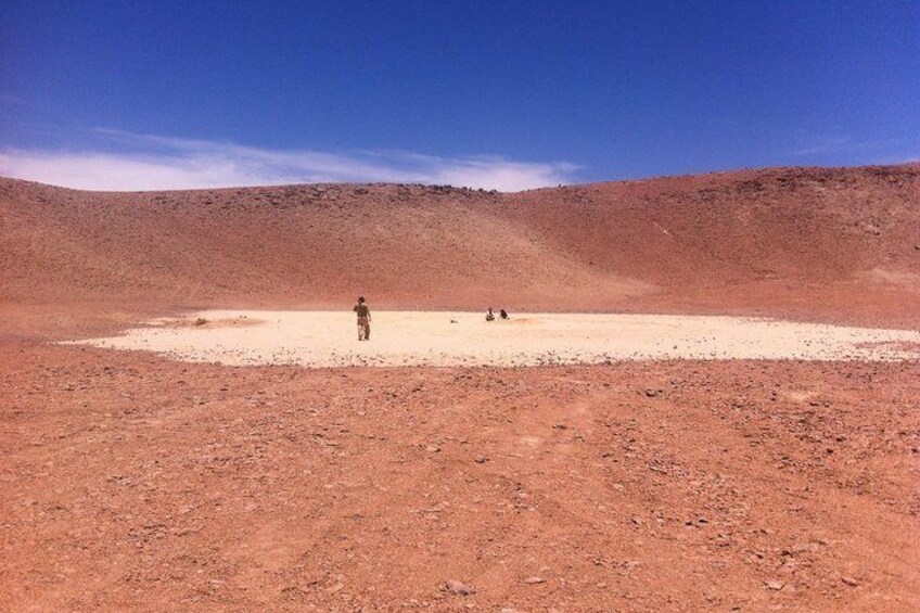 View of the center of the Monturaqui Crater