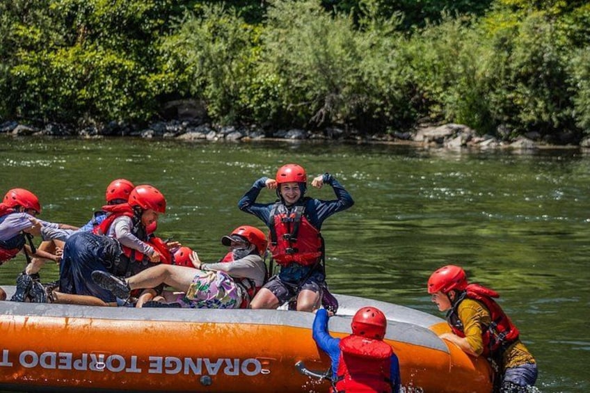 Riggins Idaho half-day rafting trip on the Salmon River 2