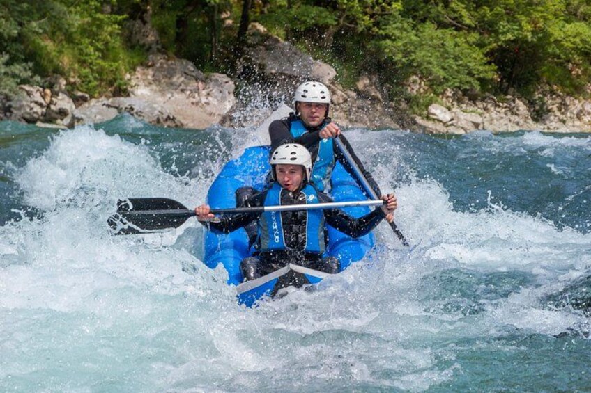 Canoeing Neretva river 4
