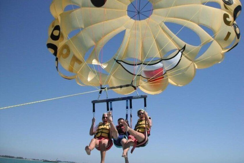 Afternoon Parasailing Adventure above the Gulf of Mexico