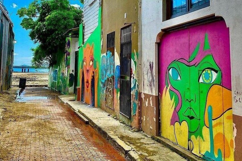 Every corner tells a colorful story. 4
