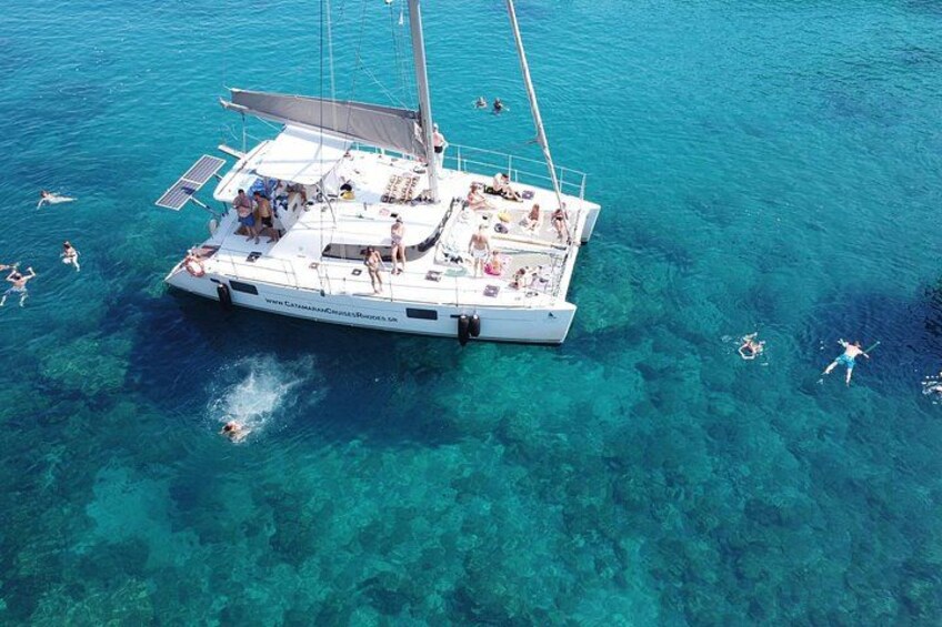 Catamaran Cruises Rhodes - 6 Hours Day Cruise ALL INCLUSIVE 4