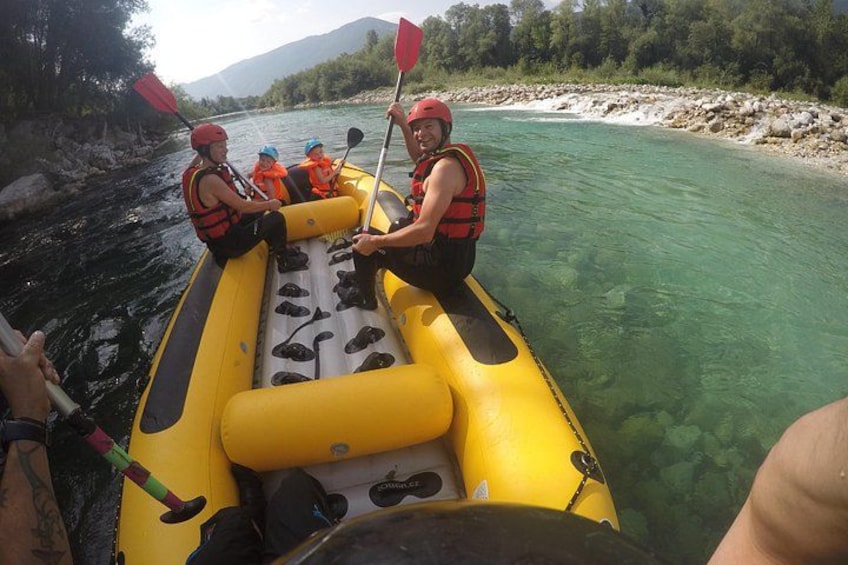 FAMILY RAFTING on Soča river 2