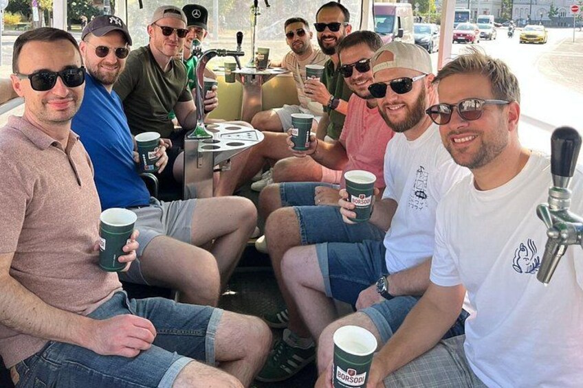 Budapest Party BeerBus Unlimited Beer & City- Private 60Min. Tour 3