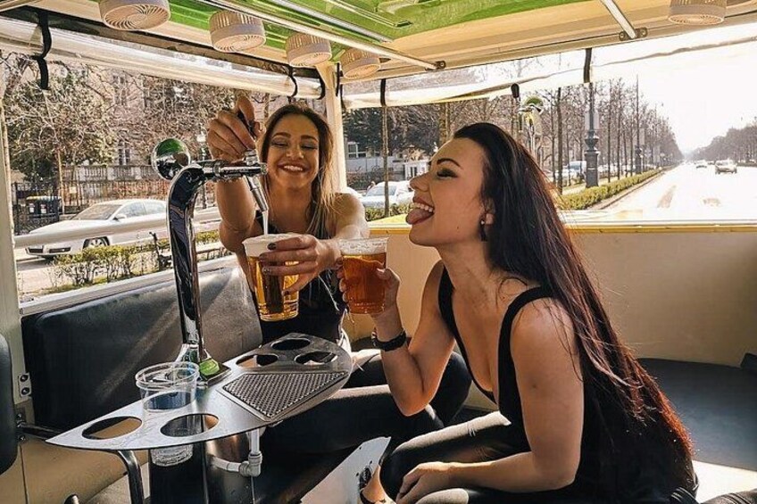 Budapest Party BeerBus Unlimited Beer & City- Private 60Min. Tour 3