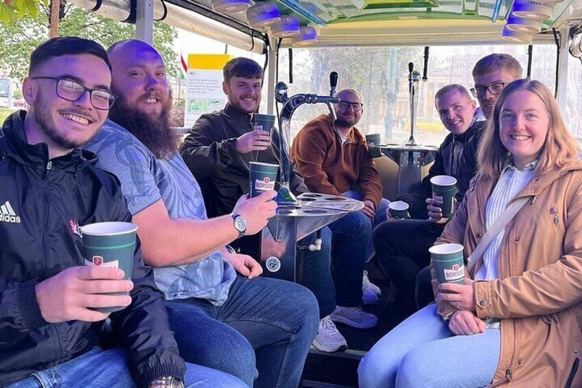 Budapest Party BeerBus Unlimited Beer & City- Private 60Min. Tour 4