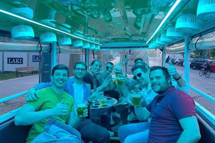 Budapest Party BeerBus Unlimited Beer & City- Private 60Min. Tour 5