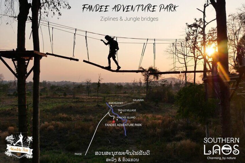 Fandee Adventure Park - Ziplines & Monkey Bridges 1