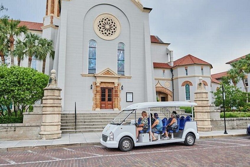 Here a tour visits Memorial Presbyterian Church 1