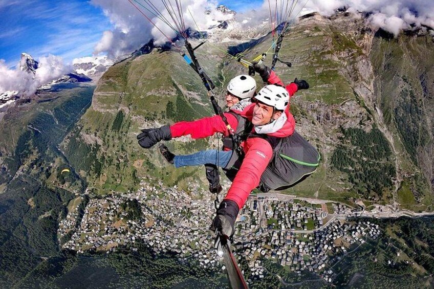 Zermatt Paragliding Flight 4