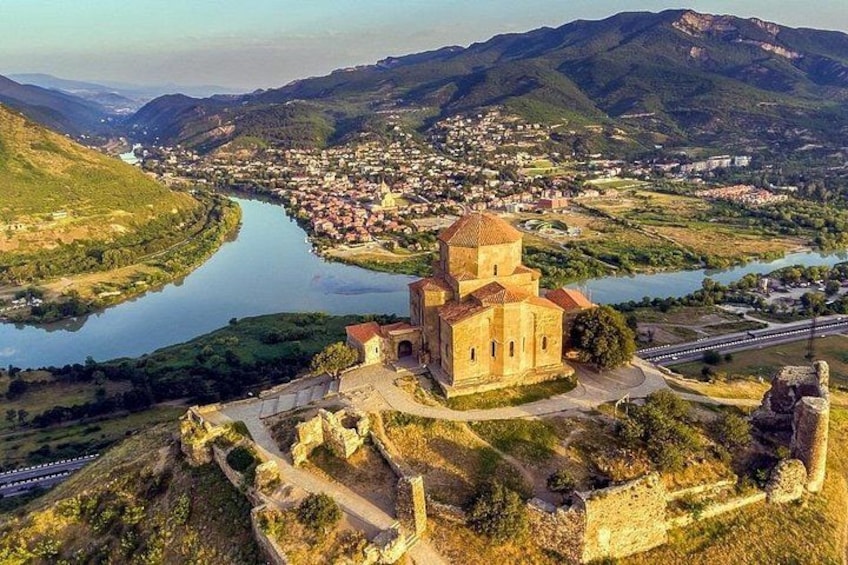 Mtskheta City and Jvari Monastery,Город Мцхета и Монастырь Джвари 1