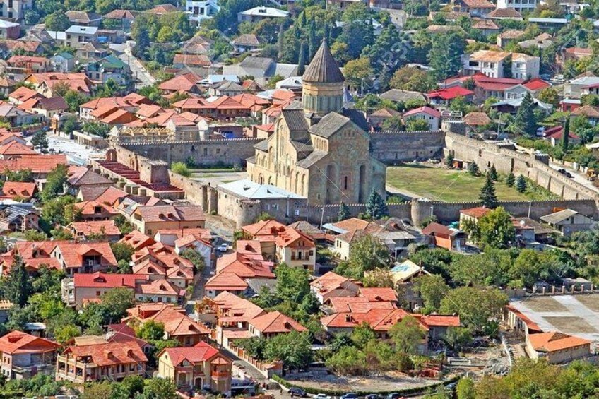 Mtskheta City and Jvari Monastery,Город Мцхета и Монастырь Джвари 5