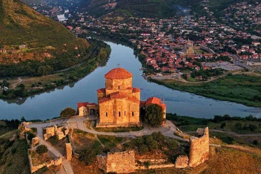 Mtskheta City and Jvari Monastery,Город Мцхета и Монастырь Джвари 2
