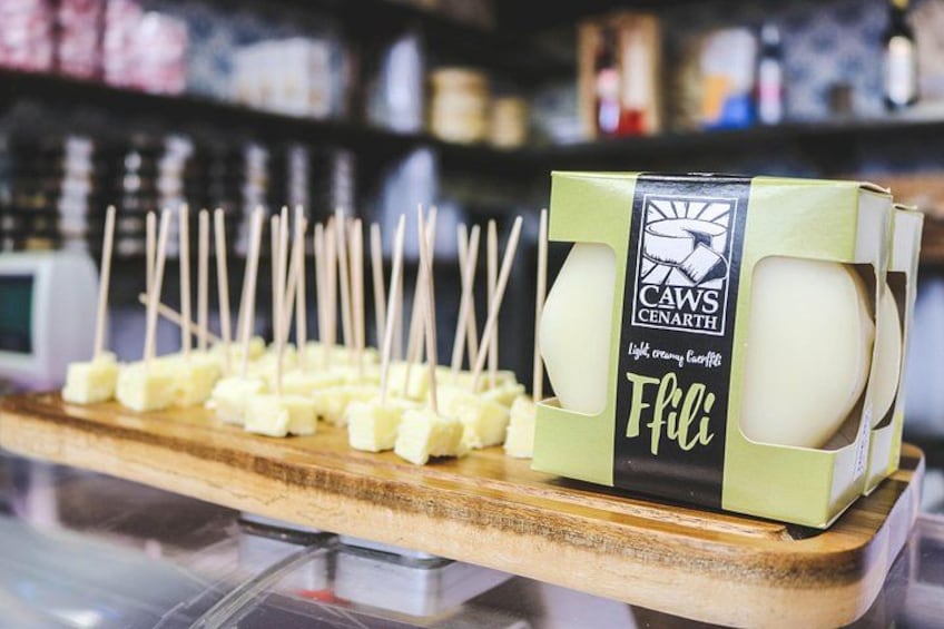 Tastings include 3 - 4 different Welsh cheeses 1