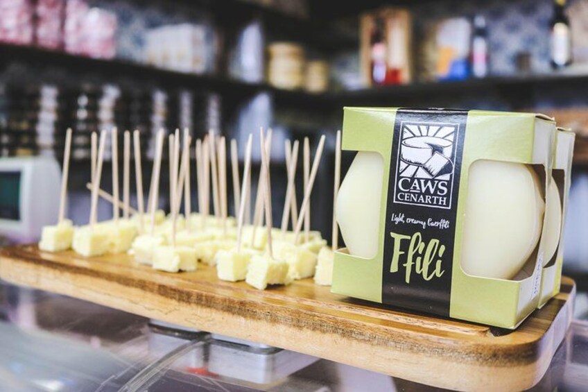 Tastings include 3 - 4 different Welsh cheeses 1