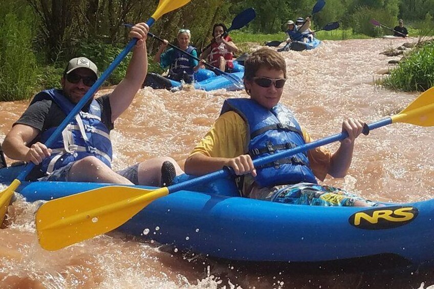 Runnin' the rapids with the gang! 1