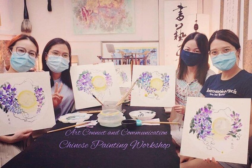 Brush calligraphy class / Chinese ink painting class 2