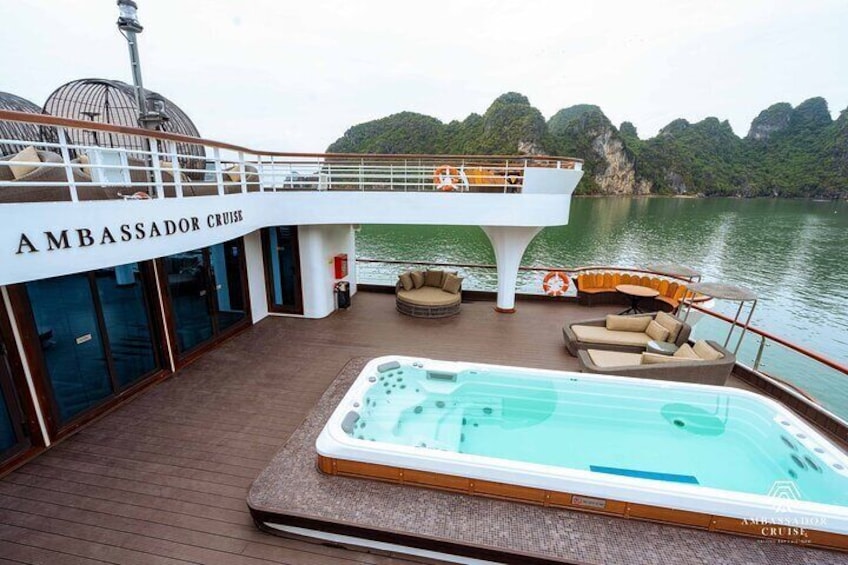 The Most Luxury Day Tour in Halong Bay with Ambassador Cruise 3