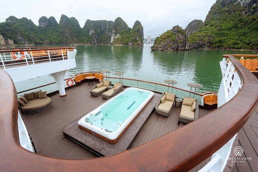 The Most Luxury Day Tour in Halong Bay with Ambassador Cruise 2