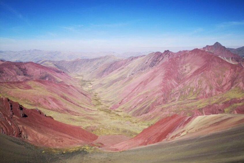 A mountainous landscape with a valley. 4