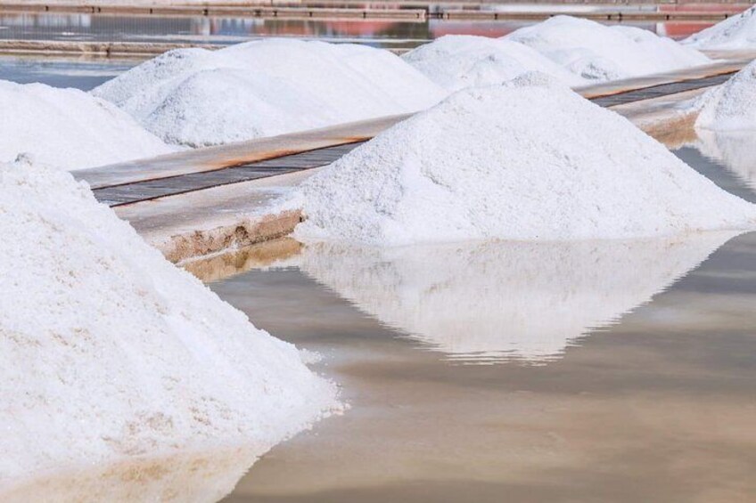 Salt, in factory of salt.