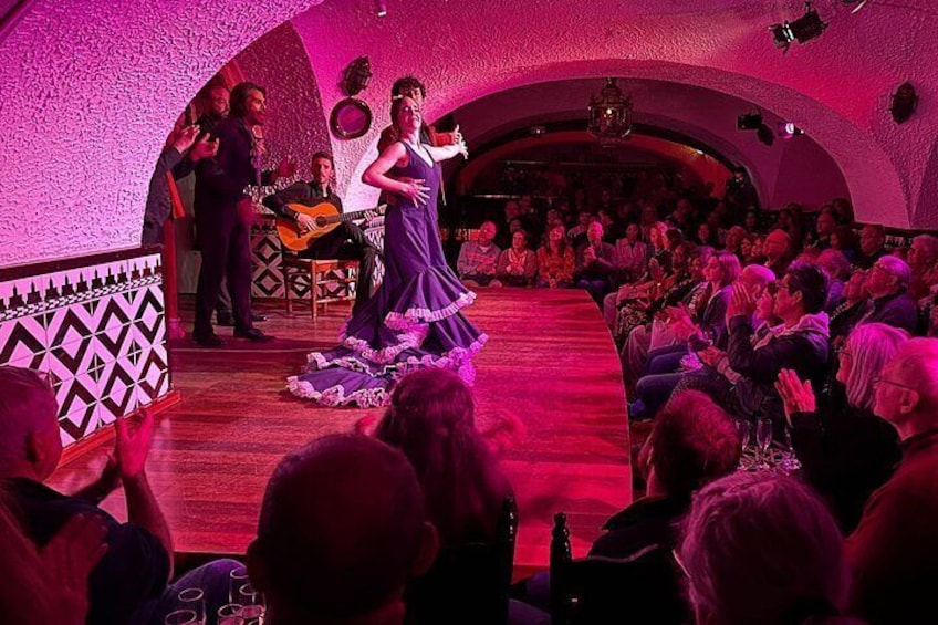 The audience enjoying our show in a Tablao 5