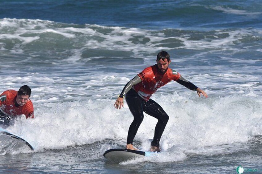 Surf class in Famara 9:15-12:00 or 11:45-14:30 (2h class) 2