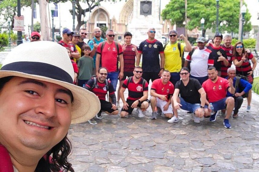 The Flamingo fans in Guayaquil 2