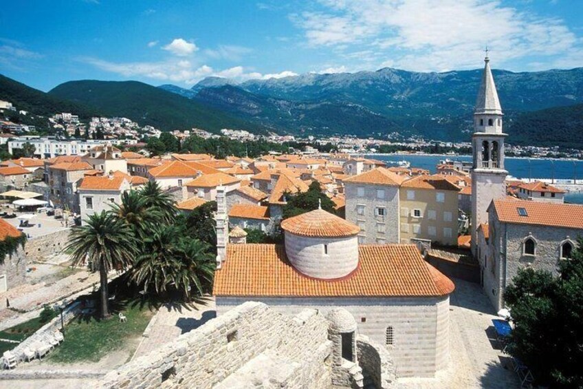 Panoramic view of Budva