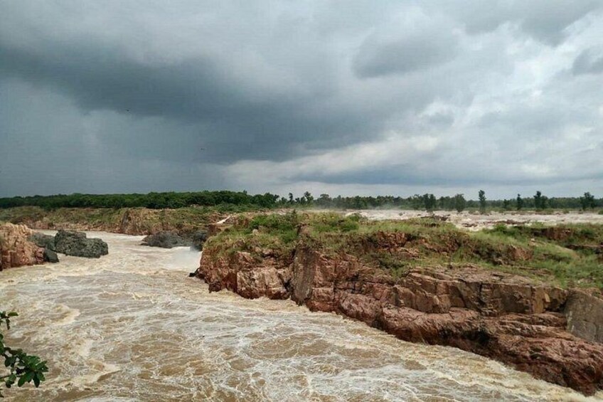 Raneh waterfall Khajuraho (motorcycle tour) 2