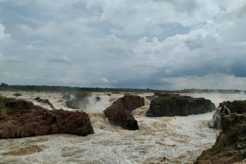 Raneh waterfall Khajuraho (motorcycle tour) 5
