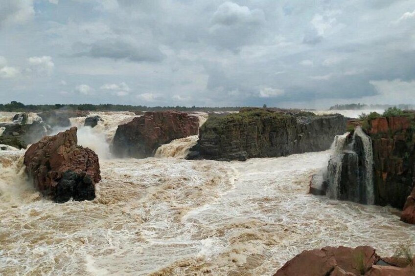 Raneh waterfall Khajuraho (motorcycle tour) 3