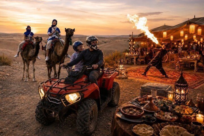 Agafay Pack: Quad, Dromedary and Dinner Show 1
