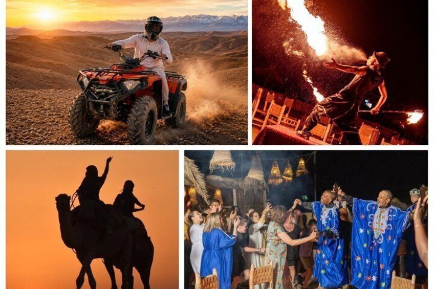 Agafay Pack: Quad, Dromedary and Dinner Show 1