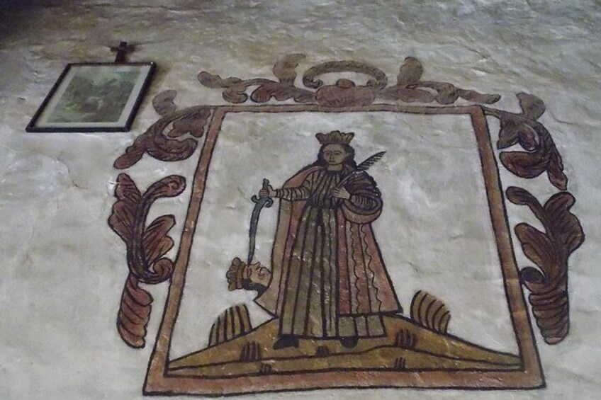 Wall painting in the Susques Church