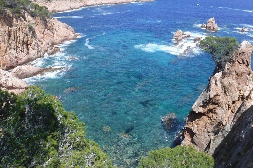 views of Via Ferrata Cala del Moli 3