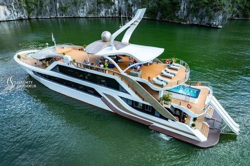 Cat Ba Island,Lan Ha Bay on Serenity Grandeur 1 Day Cruise 5
